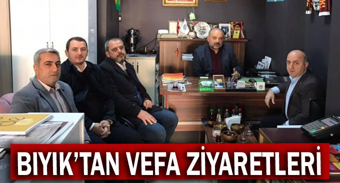 Bıyık’tan partinin kurucularına ziyaret