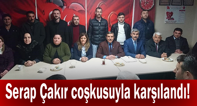 Serap Çakır coşkusuyla karşılandı!