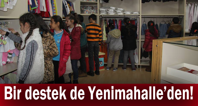 Bir destek de Yenimahalle’den!