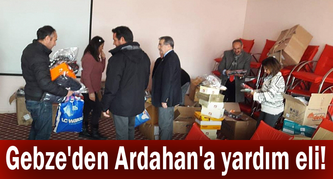 Gebze'den Ardahan'a yardım eli!