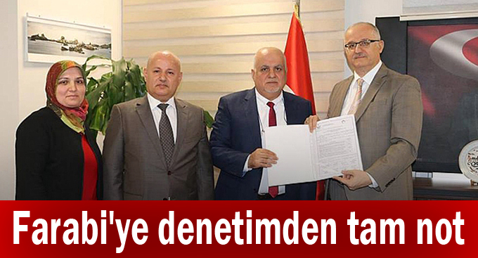 Farabi'ye denetimden tam not