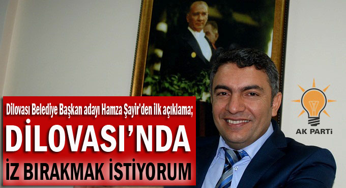 Dilovası Belediye Başkan adayı Şayir'den ilk açıklama!