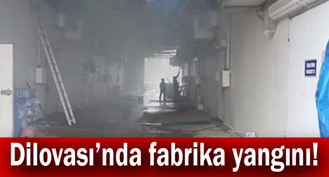 Dilovası'nda fabrika yangını!