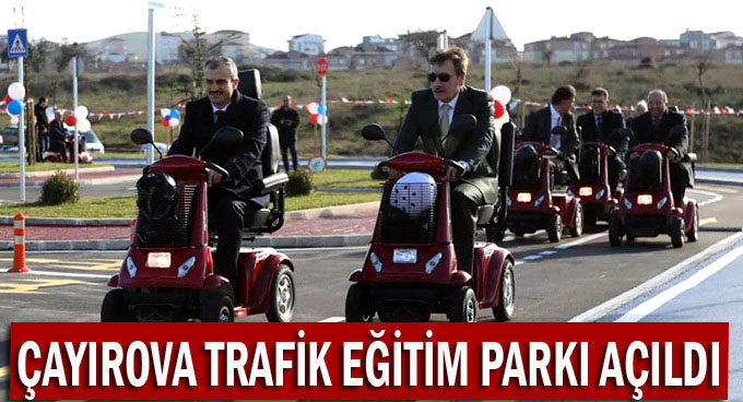 Demirci Trafik eğitim parkını Çayırova'ya kazandırdı