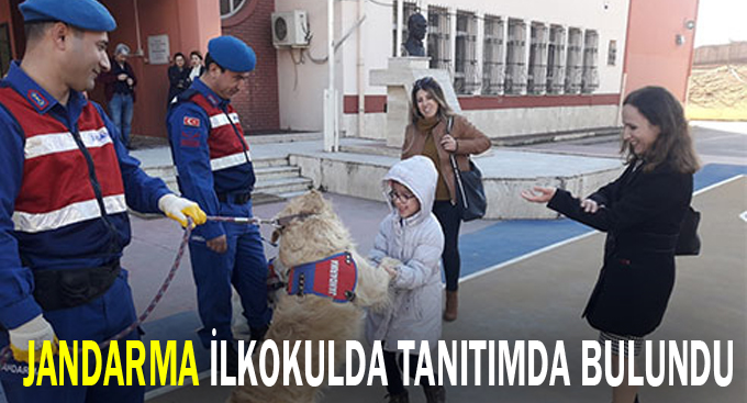 Jandarma ilkokulda tanıtımda bulundu