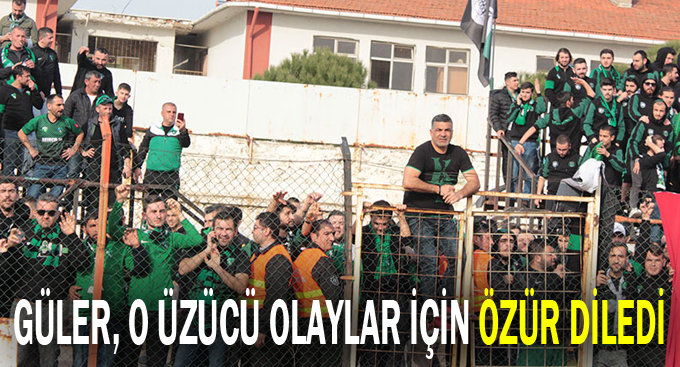 Güler, o üzücü olaylar için özür diledi