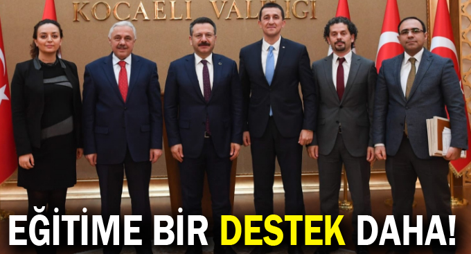 Eğitime bir destek daha!