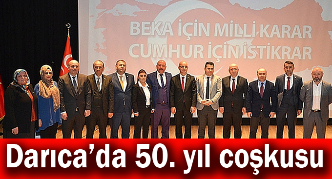 Darıca’da 50. yıl coşkusu