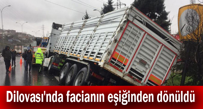 Dilovası'nda facianın eşiğinden dönüldü