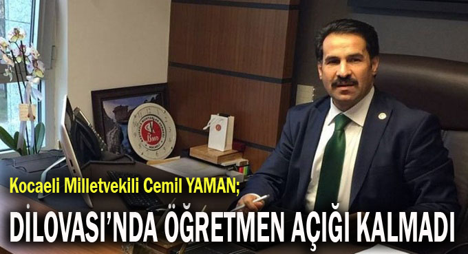 Yaman'dan Dilovası'na 223 öğretmen müjdesi