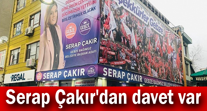 Serap Çakır'dan davet var