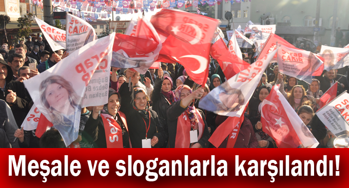 Serap Çakır'dan miting gibi açılış