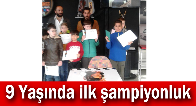 9 Yaşında ilk şampiyonluk