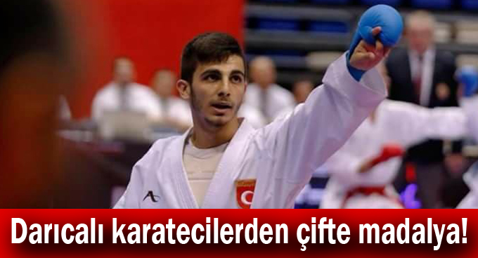 Darıcalı karatecilerden çifte madalya!