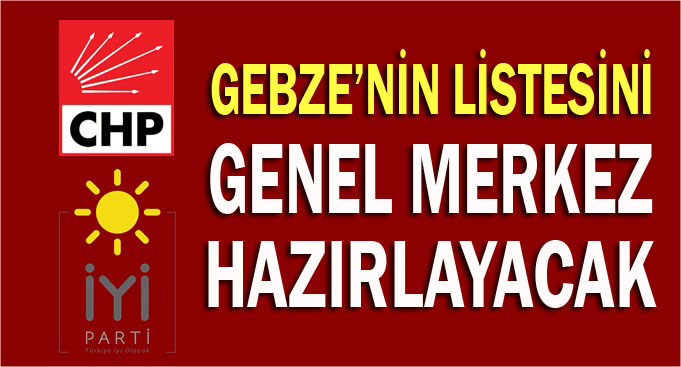 CHP Gebze meclis listesinde istisna yapıldı