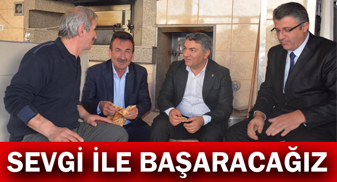 Şayir, "Sevgi ile yola çıktık sevgi ile başaracağız"