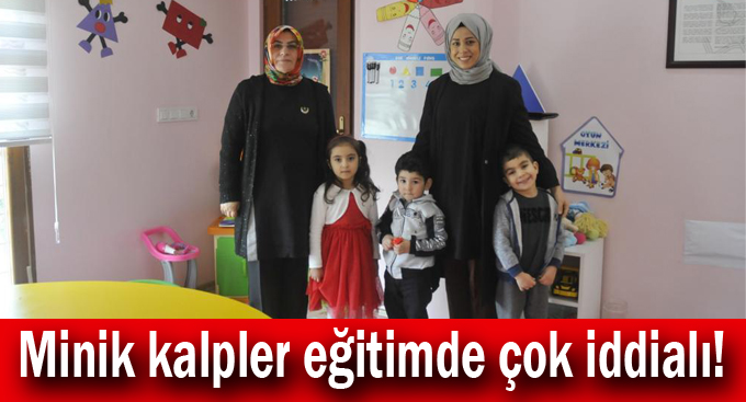 Minik kalpler eğitimde iddialı!