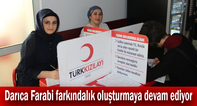 Darıca Farabi farkındalık oluşturmaya devam ediyor!