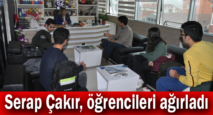 Serap Çakır, öğrencileri ağırladı
