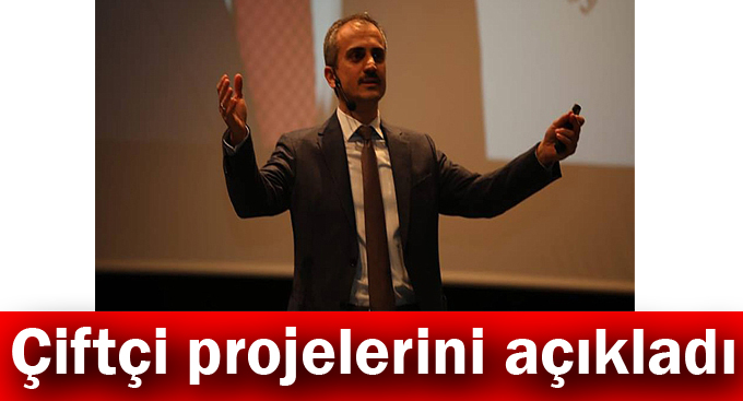 Çiftçi, '' 7'den 70'e hitap edecek projeler var ''