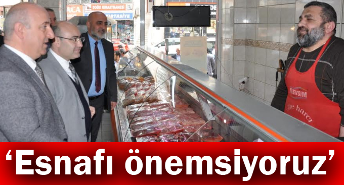 Bıyık, ''Esnafı önemsiyoruz''