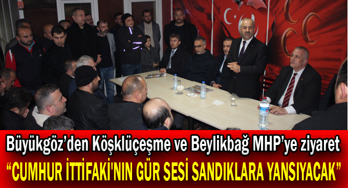 Büyükgöz, “Cumhur İttifakı'nın gür sesi sandıklara yansıyacak”