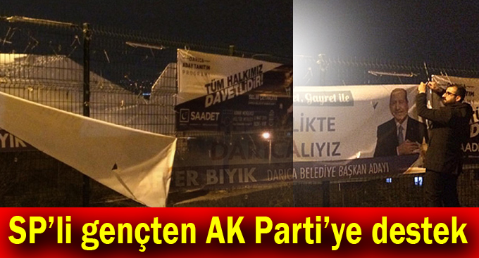 SP'li gençten AK Parti'ye destek