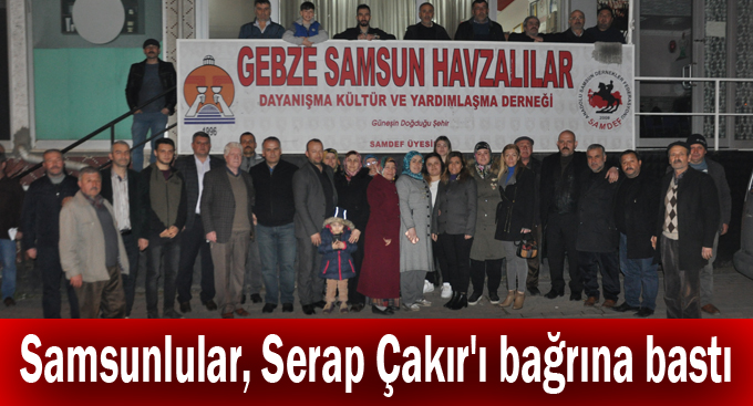 Samsunlular, Serap Çakır'ı bağrına bastı