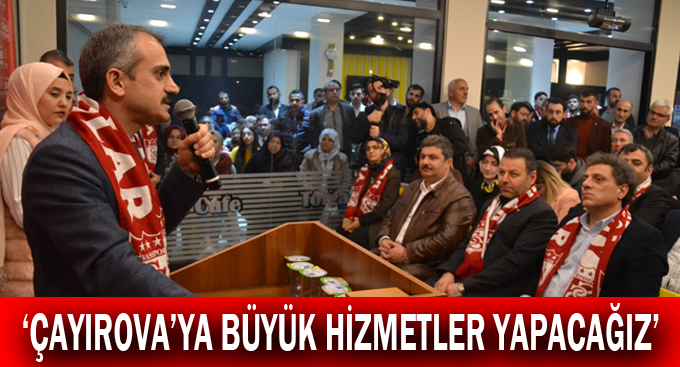 Çiftçi, ''Çayırova'ya büyük hizmetler yapacağız''