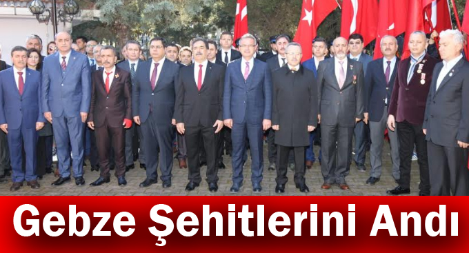 Gebze Şehitlerini Andı
