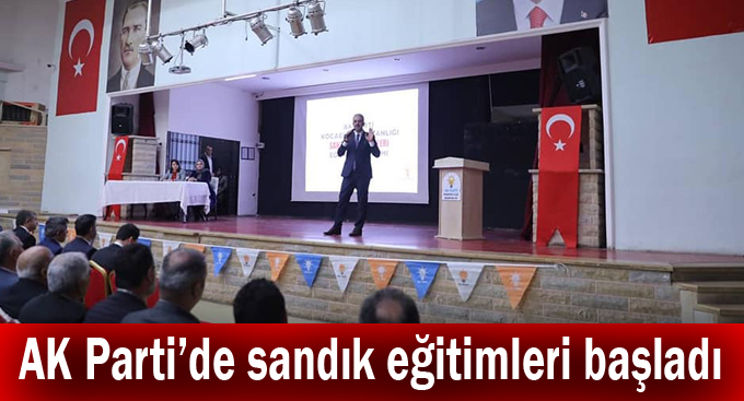 AK Parti’de sandık eğitimleri başladı