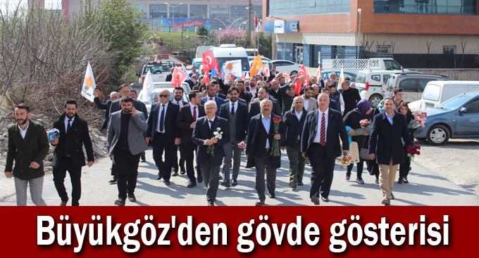Büyükgöz'den gövde gösterisi