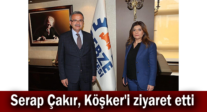 Serap Çakır, Köşker'i ziyaret etti
