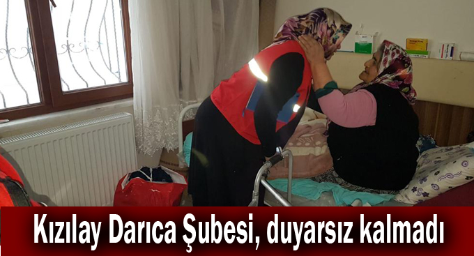 Kızılay Darıca Şubesi, duyarsız kalmadı