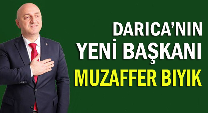 Darıca'nın yeni başkanı Bıyık!