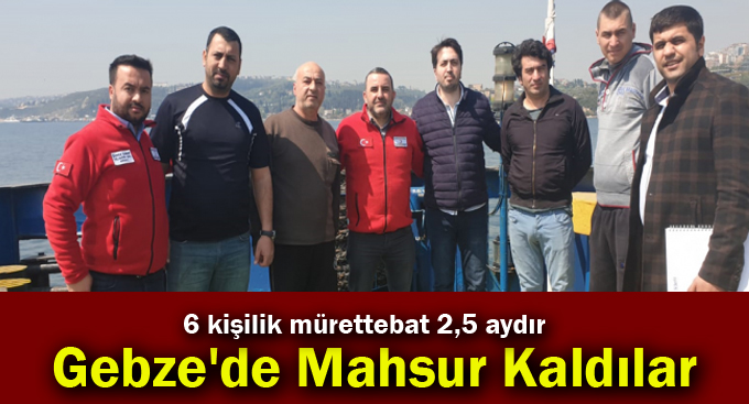 Gebze'de Mahsur Kaldılar