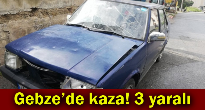 Gebze'de kaza! 2 yaralı