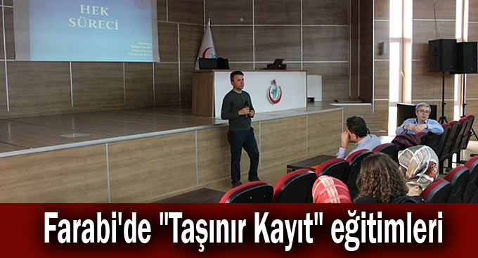 Farabi'de "Taşınır Kayıt" eğitimleri