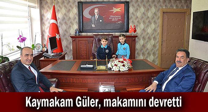 Kaymakam Güler, makamını devretti