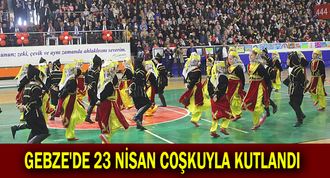 Gebze'de 23 Nisan coşkuyla kutlandı