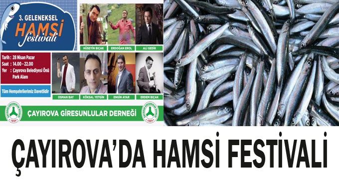 Çayırova’da Hamsi Festivali