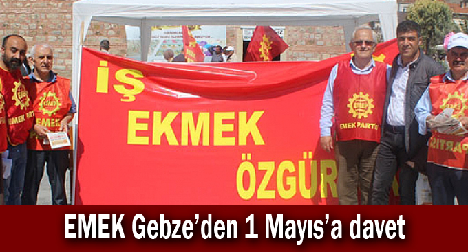 EMEK Gebze’den 1 Mayıs’a davet