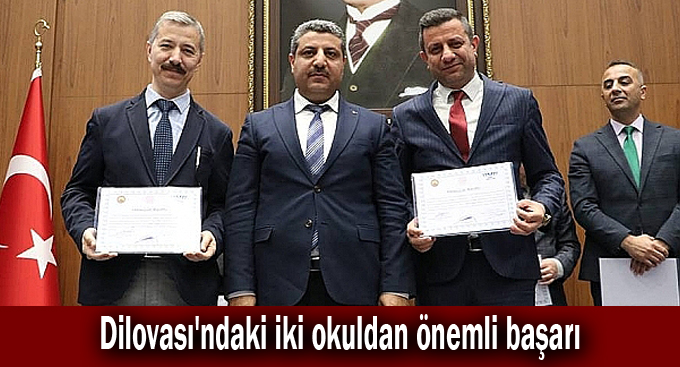 Dilovası'ndaki iki okuldan önemli başarı