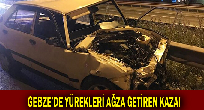 Camdan fırlayarak Tır'ın altında kaldı!