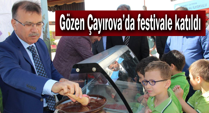 Gözen Çayırova'da festival katıldı