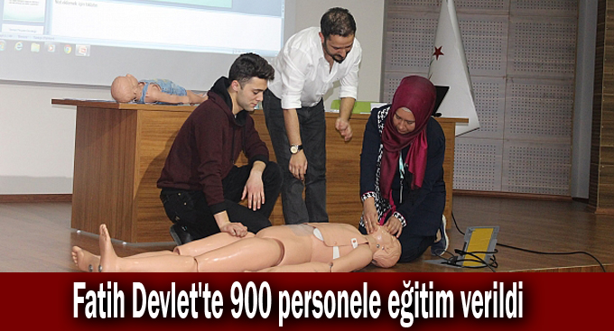 Fatih Devlet'te 900 personele eğitim verildi