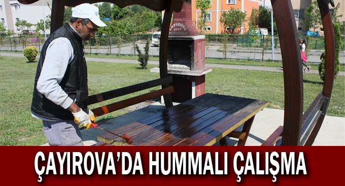 Çayırova'da hummalı çalışma