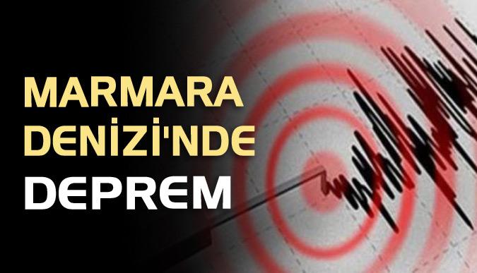Marmara Denizi’nde 9 dakika arayla 2 ayrı deprem