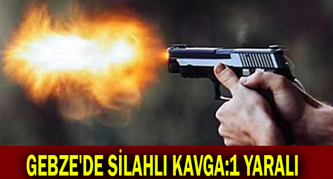 Gebze'de silahlı kavga:1 yaralı