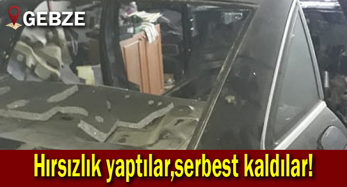 Hırsızlık yaptılar,serbest kaldılar!